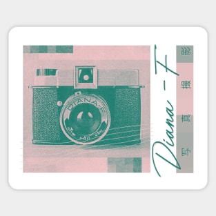 Diana F Camera Fan Design Sticker